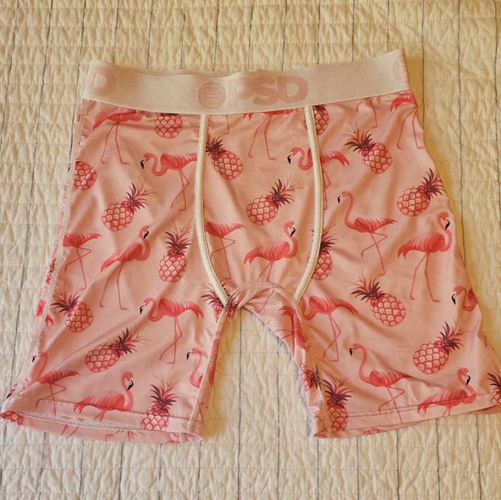 PDS Pink Flamingo and Pineapple Boxer Briefs - M